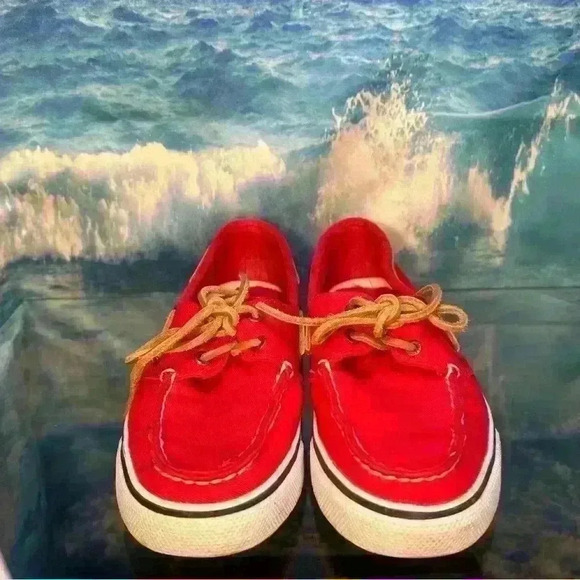 Red Sperry’s Topsider Boat Shoe - Picture 5 of 16